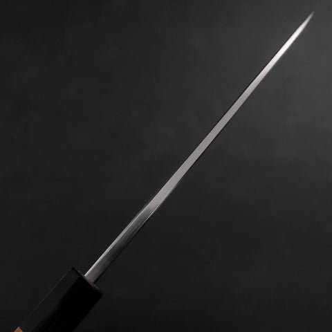 Aideba Blue Steel #1 Hon-Kasumi Buffalo Teak Handle 165mm (6.5”)-[Musashi]-[Japanese-Kitchen-Knives]