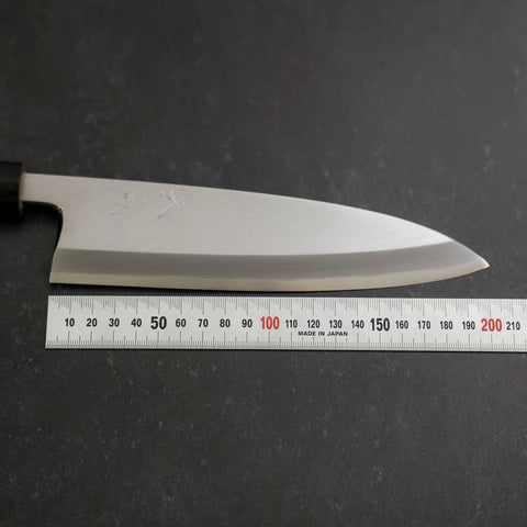 Aideba White Steel #2 Kasumi Buffalo Magnolia Handle 195mm-[Musashi]-[Japanese-Kitchen-Knives]