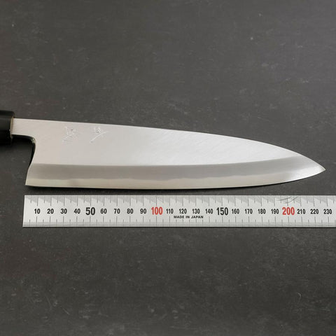 Aideba White Steel #2 Kasumi Buffalo Magnolia Handle 225mm-[Musashi]-[Japanese-Kitchen-Knives]