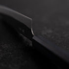 Ajikiri Blue Steel #1 Kurouchi Dark Blue Urushi Handle 145mm-[Musashi]-[Japanese-Kitchen-Knives]