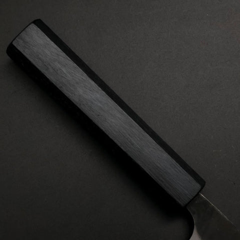 Ajikiri Blue Steel #2 Kurouchi Dark Blue Urushi Handle 145mm (5.7”)-[Musashi]-[Japanese-Kitchen-Knives]