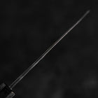 Ajikiri White Steel #2 Kurouchi Black Ishime Urushi Handle 105mm-[Musashi]-[Japanese-Kitchen-Knives]