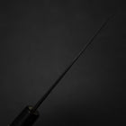 Ajikiri White Steel #2 Kurouchi Magnolia Round Handle 105mm-[Musashi]-[Japanese-Kitchen-Knives]