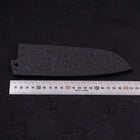 Black-Ishime Saya Sheath for Santoku Knife with Pin, 165/180mm-[Musashi]-[Japanese-Kitchen-Knives]