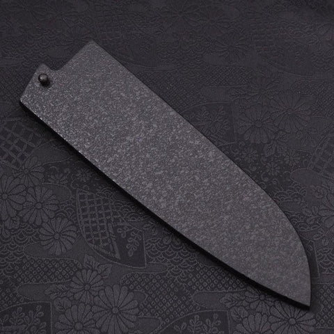 Black-Ishime Saya Sheath for Santoku Knife with Pin, 165/180mm-[Musashi]-[Japanese-Kitchen-Knives]