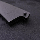 Black-Ishime Saya Sheath for Sujihiki with Pin, 240mm (9.4”)-[Musashi]-[Japanese-Kitchen-Knives]