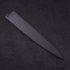 Black-Ishime Saya Sheath for Sujihiki with Pin, 270mm-[Musashi]-[Japanese-Kitchen-Knives]