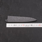 Black Ishime Saya Sheath for Western Petty with Pin 150mm (5.9”)-[Musashi]-[Japanese-Kitchen-Knives]