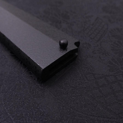 Black-Ishime Saya Sheath for Yanagiba with Pin, 240mm (9.4”)-[Musashi]-[Japanese-Kitchen-Knives]