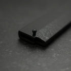 Black-Ishime Saya Sheath for Yanagiba with Pin 300mm-[Musashi]-[Japanese-Kitchen-Knives]
