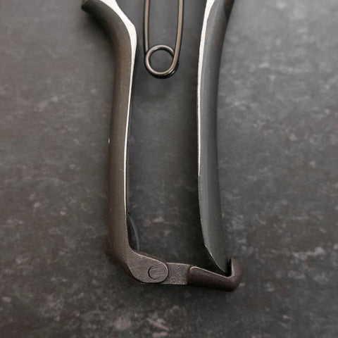 Black Musashi Pruning Shears / Garden Scissors A Type Damascus Forged Handmade 200mm-[Musashi]-[Japanese-Kitchen-Knives]