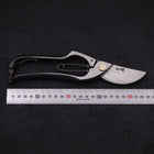 Black Musashi Pruning Shears / Garden Scissors A Type Forged Handmade 225mm-[Musashi]-[Japanese-Kitchen-Knives]