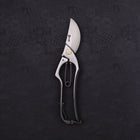 Black Musashi Pruning Shears / Garden Scissors A Type Forged Handmade 225mm-[Musashi]-[Japanese-Kitchen-Knives]