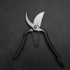 Black Musashi Pruning Shears / Garden Scissors B Type Forged Handmade 200mm-[Musashi]-[Japanese-Kitchen-Knives]