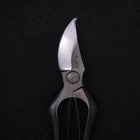 Black Musashi Pruning Shears / Garden Scissors Left-hand Forged Handmade 200mm (7.9”)-[Musashi]-[Japanese-Kitchen-Knives]