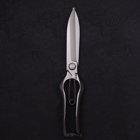 Black Musashi Pruning Shears / Garden Scissors Long Forged Handmade 270mm (10.6”)-[Musashi]-[Japanese-Kitchen-Knives]