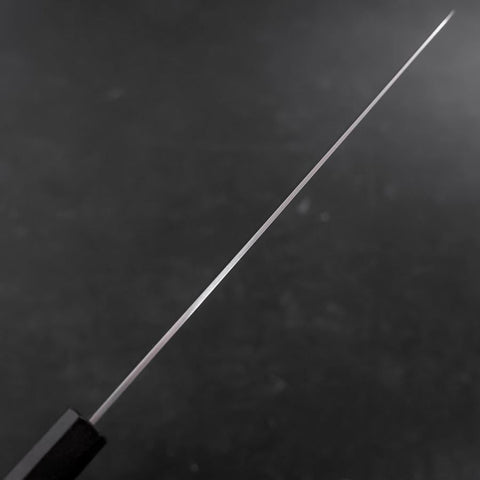 Bread knife Molybdenum Polished Ebony Handle 230mm-[Musashi]-[Japanese-Kitchen-Knives]