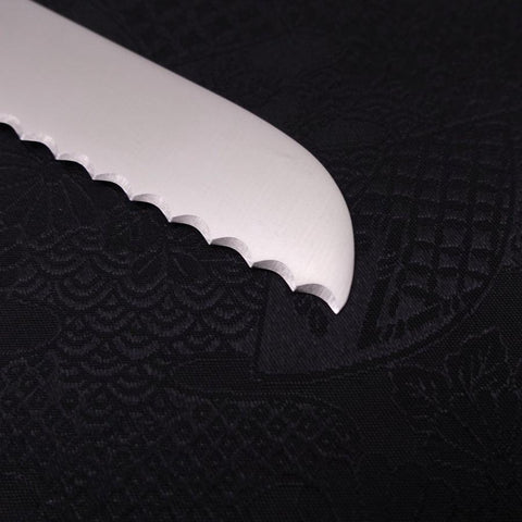 Bread knife Molybdenum Polished Western Handle 250mm-[Musashi]-[Japanese-Kitchen-Knives]