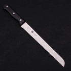 Bread knife Molybdenum Polished Western Handle 250mm-[Musashi]-[Japanese-Kitchen-Knives]