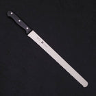 Bread knife Molybdenum Polished Western Handle 300mm-[Musashi]-[Japanese-Kitchen-Knives]