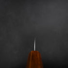 Bread knife Molybdenum Polished Yaki Urushi Handle 230mm-[Musashi]-[Japanese-Kitchen-Knives]