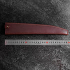 Brown Leather Sheath for Sujihiki Knife 210~270mm (10.6”)-[Musashi]-[Japanese-Kitchen-Knives]