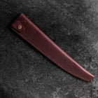 Brown Leather Sheath for Sujihiki Knife 210~270mm (10.6”)-[Musashi]-[Japanese-Kitchen-Knives]