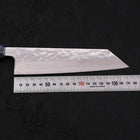 Bunka AUS-10 Nashiji Damascus Mirror Ocean Blue Handle 170mm-[Musashi]-[Japanese-Kitchen-Knives]