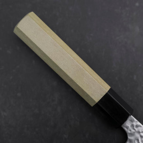 Bunka AUS-10 Tsuchime Damascus Buffalo Magnolia Handle 170mm-[Musashi]-[Japanese-Kitchen-Knives]