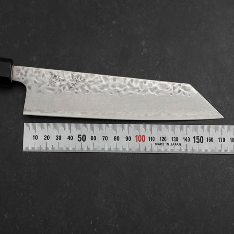 Bunka AUS-10 Tsuchime Damascus Buffalo Magnolia Handle 170mm-[Musashi]-[Japanese-Kitchen-Knives]