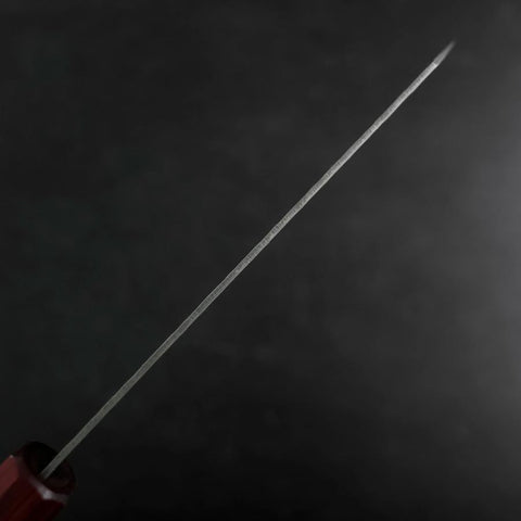Bunka AUS-10 Tsuchime Damascus Shitan Handle 170mm-[Musashi]-[Japanese-Kitchen-Knives]