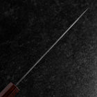 Bunka AUS-8 Tsuchime Mahogany Handle 180mm (7”)-[Musashi]-[Japanese-Kitchen-Knives]