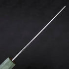 Bunka Blue Super Polished Maple Green Handle 180mm-[Musashi]-[Japanese-Kitchen-Knives]
