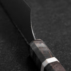 Bunka Blue Super Polished Maple Handle 180mm (7”)-[Musashi]-[Japanese-Kitchen-Knives]