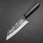 Bunka Blue Steel #1 Kurouchi Dark Blue Urushi Handle 170mm-[Musashi]-[Japanese-Kitchen-Knives]