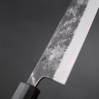 Bunka Blue Steel #1 Kurouchi Dark Blue Urushi Handle 170mm-[Musashi]-[Japanese-Kitchen-Knives]