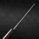Bunka Blue Steel #1 Kurouchi Stainless Clad Ebony Handle 190mm-[Musashi]-[Japanese-Kitchen-Knives]