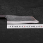 Bunka Blue Steel #1 Kurouchi Stainless Clad Ebony Handle 190mm-[Musashi]-[Japanese-Kitchen-Knives]