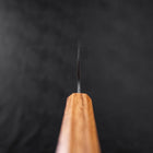 Bunka Blue Steel #1 Kurouchi Stainless Clad Oak Handle 190mm-[Musashi]-[Japanese-Kitchen-Knives]
