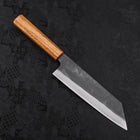 Bunka Blue Steel #1 Kurouchi Stainless Clad Oak Handle 190mm-[Musashi]-[Japanese-Kitchen-Knives]