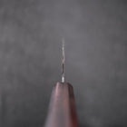 Bunka Blue Steel #2 Kurouchi Ebony Handle 165mm-[Musashi]-[Japanese-Kitchen-Knives]