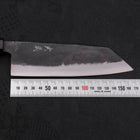Bunka Blue Steel #2 Kurouchi Ebony Handle 165mm-[Musashi]-[Japanese-Kitchen-Knives]