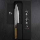 Bunka HAP-40 Polished Double Buffalo Capped Magnolia Handle 165mm-[Musashi]-[Japanese-Kitchen-Knives]