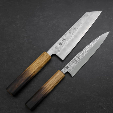 Bunka & Kaisaki Silver Steel #3 Vg-10 Nashiji Manico Yaki Urushi Sakura Set