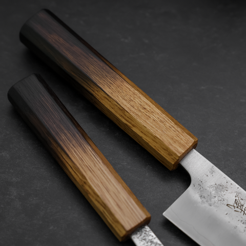 Bunka & Kaisaki Silver Steel #3 Vg-10 Nashiji Manico Yaki Urushi Sakura Set