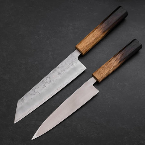 Bunka & Kaisaki Silver Steel #3 Vg-10 Nashiji Manico Yaki Urushi Sakura Set