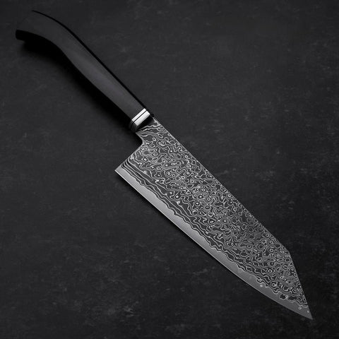 Bunka SG-2 Black Damascus Western Ebony Handle 180mm (7”)-[Musashi]-[Japanese-Kitchen-Knives]