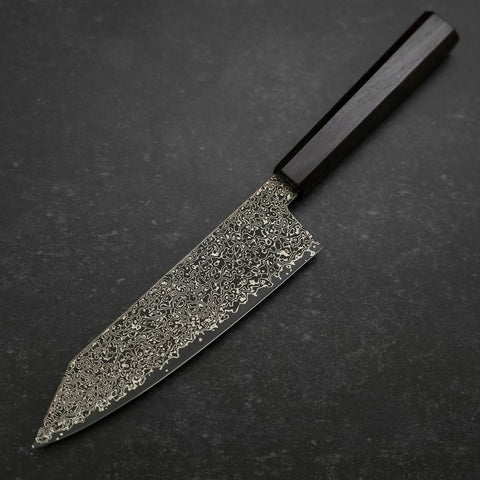 Bunka SG-2 Black Nickel Damascus Ebony Handle 180mm-[Musashi]-[Japanese-Kitchen-Knives]