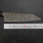 Bunka SG-2 Black Nickel Damascus Ebony Handle 180mm-[Musashi]-[Japanese-Kitchen-Knives]