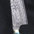 Bunka SG-2 Damascus Turquoise Green Handle 170mm-[Musashi]-[Japanese-Kitchen-Knives]